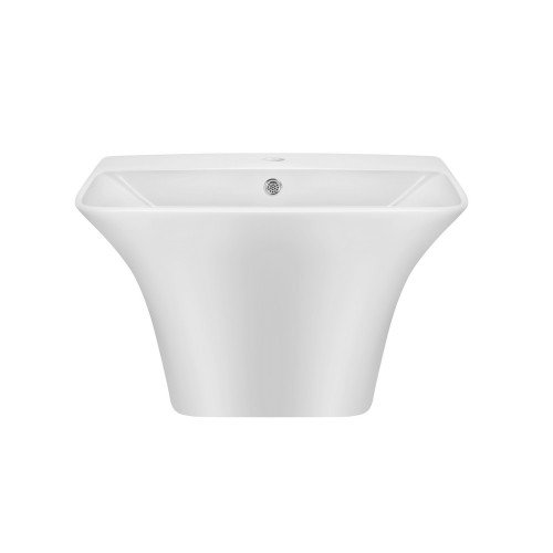 Раковина подвесная моноблок Qtap Crow 600х430х385 White с донным клапаном QT0511G835W Раковина подвесная моноблок Qtap Crow 600х430х385 White с донным клапаном QT0511G835W