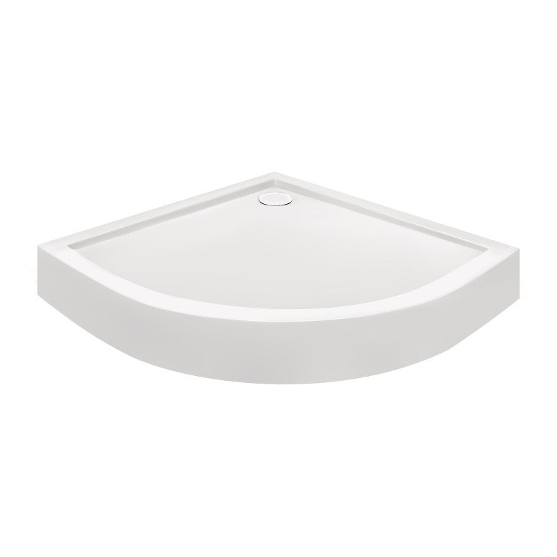 Душовий піддон Qtap Robin 308812W 80x80x12 см + сифон