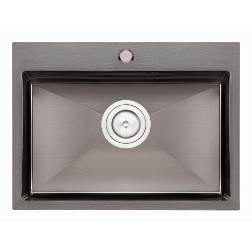 Кухонная мойка Qtap D5843BL Black 2.7/1.0 мм (QTD5843BLPVD10)