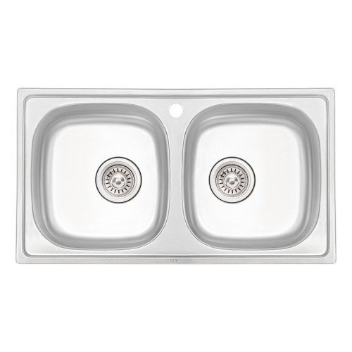 Кухонная мойка Qtap 7843-B Micro Decor 0,8 мм (QT7843BMICDEC08)