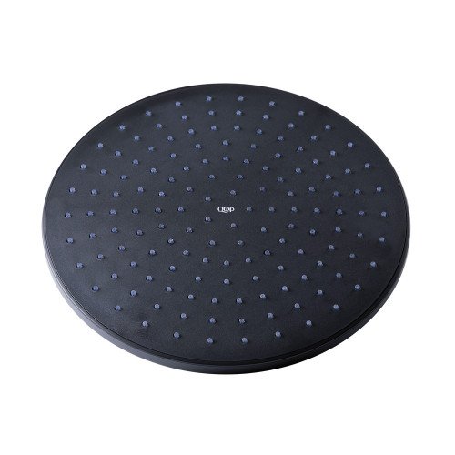 Лейка для верхнего душа Qtap Hlavova 230 мм округлая QTHLAVA228O1ZBB Black Matt Лейка для верхнего душа Qtap Hlavova 230 мм округлая QTHLAVA228O1ZBB Black Matt