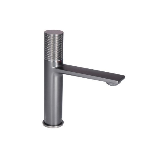 Змішувач для раковини Qtap Brno з прогресивним картриджем 1067103K Gunmetal Black PVD Змішувач для раковини Qtap Brno з прогресивним картриджем 1067103K Gunmetal Black PVD