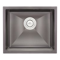 Кухонна мийка Qtap D4843BL 2.7/1.0 мм Black (QTD4843BLPVD2710)