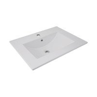 Раковина Qtap Albatross 600х460х180 White без донного клапану QT01113060CW1