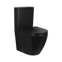 Унитаз-компакт Qtap Robin безободковый с сиденьем Soft-close QT13222141ARMB Унитаз-компакт Qtap Robin безободковый с сиденьем Soft-close QT13222141ARMB