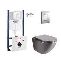 Набір інсталяція 4 в 1 Grohe Rapid SL 3884000G + унітаз з сидінням Qtap Robin QT1333046ENRMB Набір інсталяція 4 в 1 Grohe Rapid SL 3884000G + унітаз з сидінням Qtap Robin QT1333046ENRMB