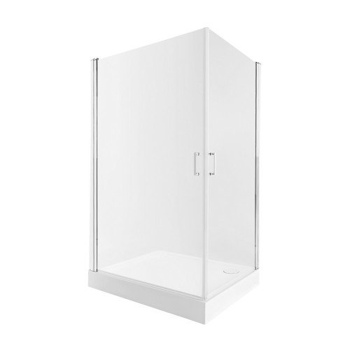 Набор Qtap душевая кабина Gemini CRM1099SC Clear 2020x900x900 мм + поддон Tern 309912C 90x90x12 см с сифоном Набор Qtap душевая кабина Gemini CRM1099SC Clear 2020x900x900 мм + поддон Tern 309912C 90x90x12 см с сифоном