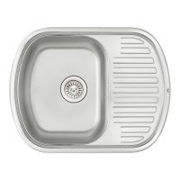 Кухонна мийка Qtap 6349 0,8 мм Satin (QT6349SAT08) Кухонна мийка Qtap 6349 0,8 мм Satin (QT6349SAT08)