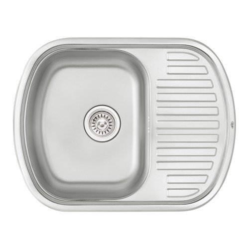 Кухонная мойка Qtap 6349 Satin 0,8 мм (QT6349SAT08)