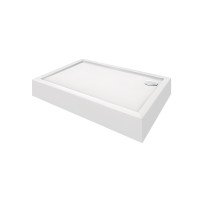 Душовий піддон Qtap Tern 301812W 100x80x12 см + сифон
