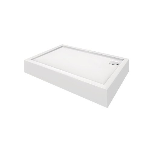 Душевой поддон Qtap Tern 301812W 100x80x12 см + сифон