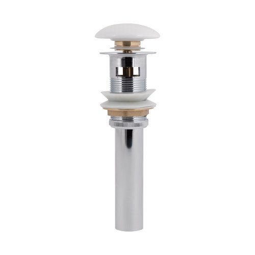 Донный клапан для раковины Qtap PU02O 70х70х227.5 White с переливом