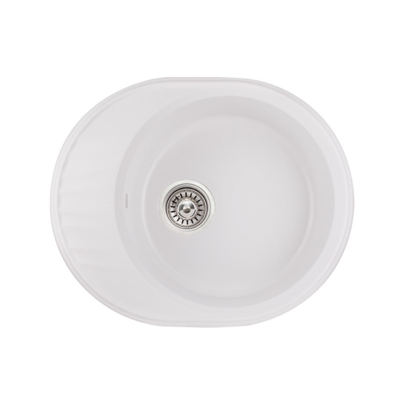 Кухонна мийка Qtap CS 6151 White (QT6151WHI650)
