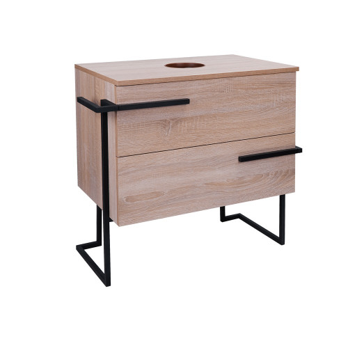 Тумба напольная Qtap Taurus 700х616х437 Whitish oak со столешницей QT2480TNT703WO Тумба напольная Qtap Taurus 700х616х437 Whitish oak со столешницей QT2480TNT703WO