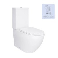 Унітаз підлоговий Qtap Jay Ultra Quiet з сидінням Soft-close 640x360x835 мм QT07222175TW White Унітаз підлоговий Qtap Jay Ultra Quiet з сидінням Soft-close 640x360x835 мм QT07222175TW White
