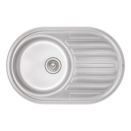 Кухонная мойка Qtap 7750 Micro Decor 0,8 мм (QT7750MICDEC08)
