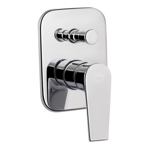 Смеситель для душа Qtap Stenava скрытого монтажа на два потребителя QTST6245102DC Chrome Смеситель для душа Qtap Stenava скрытого монтажа на два потребителя QTST6245102DC Chrome