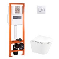 Набір Qtap інсталяція 4 в 1 з панеллю змиву Nest (QT0233M370 + QT0211P01V1176W) + унітаз з сидінням Scorpio QT1433053ERW Набір Qtap інсталяція 4 в 1 з панеллю змиву Nest (QT0233M370 + QT0211P01V1176W) + унітаз з сидінням Scorpio QT1433053ERW