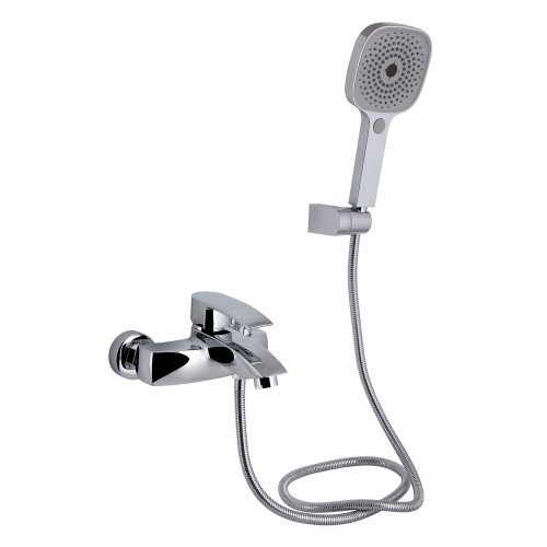 Смеситель для ванны Qtap Swan Eco (c душевым гарнитуром) QTSWA259CRM45534 Chrome Смеситель для ванны Qtap Swan Eco (c душевым гарнитуром) QTSWA259CRM45534 Chrome
