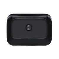 Раковина-чаша Qtap Scorpio 550х390х120 Matt black з донним клапаном QT14112243MB Раковина-чаша Qtap Scorpio 550х390х120 Matt black з донним клапаном QT14112243MB