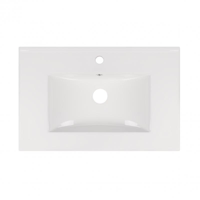 Раковина Qtap Albatross New 710x465x180 White без донного клапану QT0111750670W
