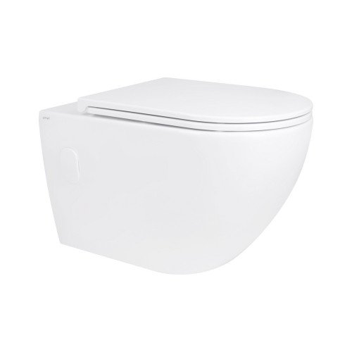 Унитаз подвесной Qtap Robin безободковый с сиденьем Soft-close QT13332141ERW Унитаз подвесной Qtap Robin безободковый с сиденьем Soft-close QT13332141ERW