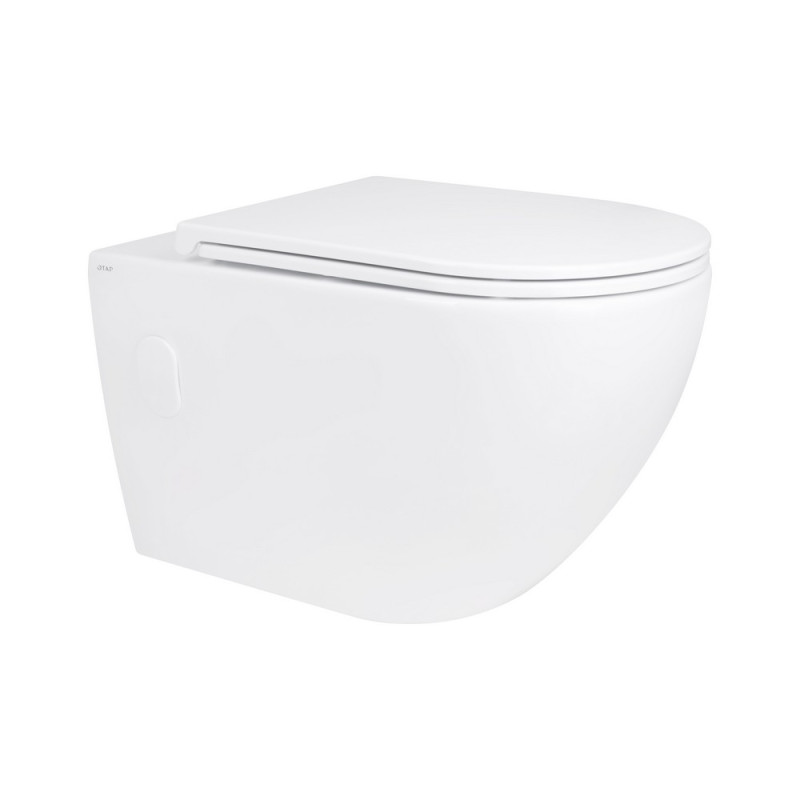 Унитаз подвесной Qtap Robin безободковый с сиденьем Soft-close QT13332141ERW