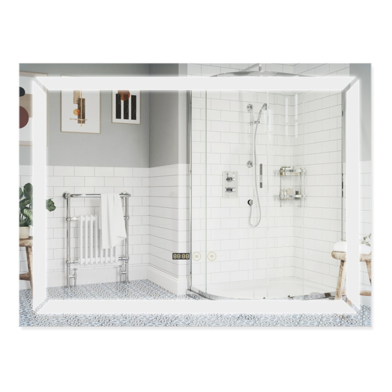 Зеркало Qtap Mideya с антизапотеванием (DC-F605) 800х600 QT2078F605W