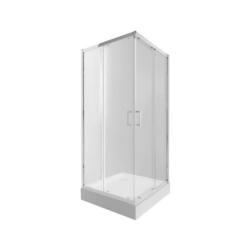 Набір Qtap душова кабіна Taurus CRM1099SC6 Clear 2020x900x900 мм + піддон Tern 309912C 90x90x12 см з сифоном Набір Qtap душова кабіна Taurus CRM1099SC6 Clear 2020x900x900 мм + піддон Tern 309912C 90x90x12 см з сифоном
