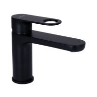 Смеситель для раковины Qtap Jay QTJAY270BLM45545 Black Matt