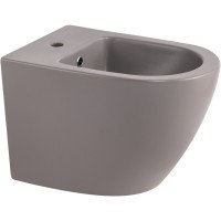 Біде підвісне Qtap Robin 515x370x350 мм, Stone grey QT13551381GSG