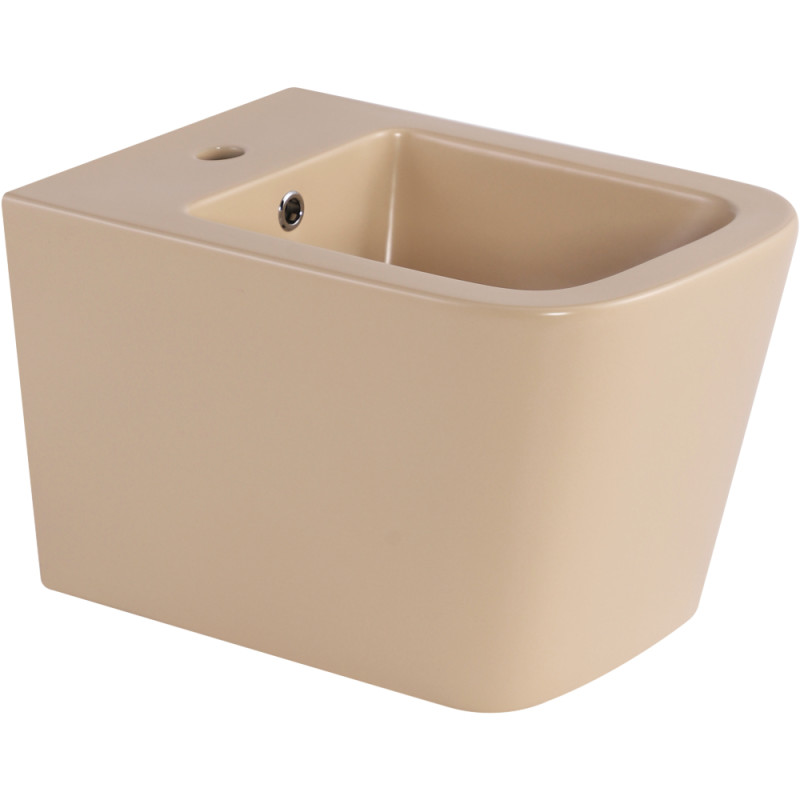 Биде подвесное Qtap Tern 520x350x330 мм, Beige QT17551303GSB