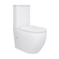 Унітаз-компакт Qtap Robin Ultra Quiet безободковий з сидінням Soft-close QT13222128AUQ1W