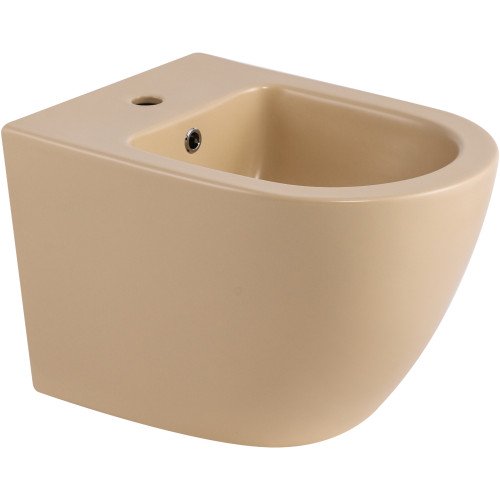 Биде подвесное Qtap Robin 515x370x350 мм, Beige QT13551381GSB