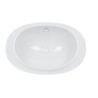 Раковина Qtap Leo 660x425x250 White з донним клапаном QT11114032W Раковина Qtap Leo 660x425x250 White з донним клапаном QT11114032W