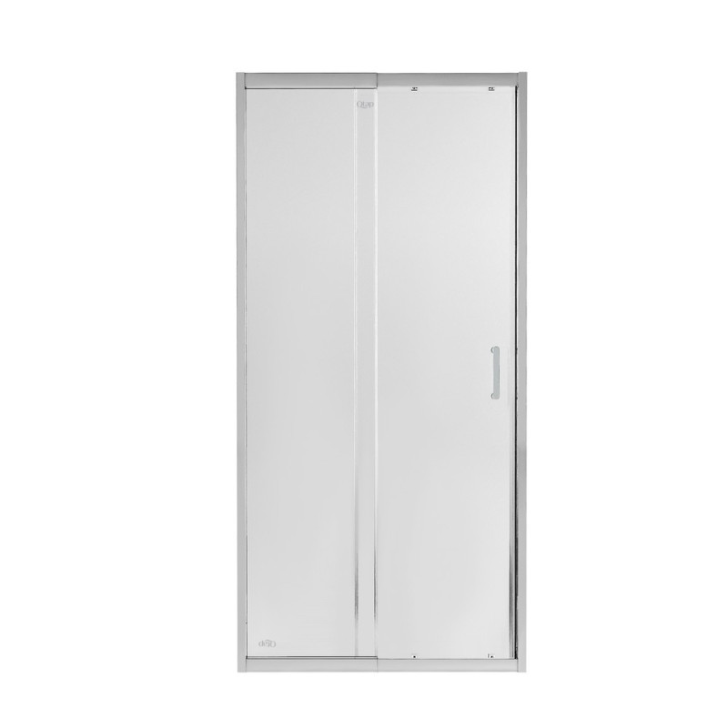 Душевая дверь в нишу Qtap Taurus CRM208-9.C6 80-90x185 см, стекло Clear 6 мм, покрытие CalcLess
