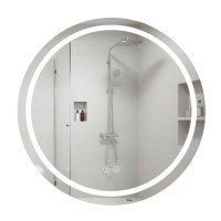 Дзеркало Qtap Mideya R800 з LED-підсвічуванням Touch, з антизапотіванням QT2078NCR8080W