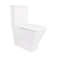 Унитаз-компакт Qtap Cardinal Ultra Quiet безободковый с сиденьем Soft-close QT04222168AUQ3W