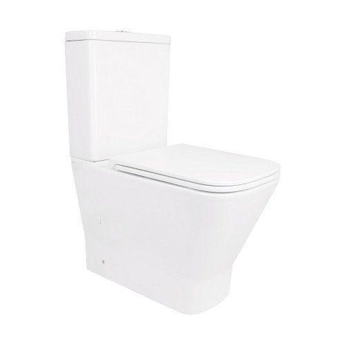 Унитаз-компакт Qtap Cardinal Ultra Quiet безободковый с сиденьем Soft-close QT04222168AUQ3W
