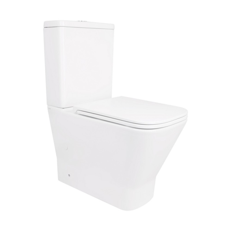 Унитаз-компакт Qtap Cardinal Ultra Quiet безободковый с сиденьем Soft-close QT04222168AUQ3W