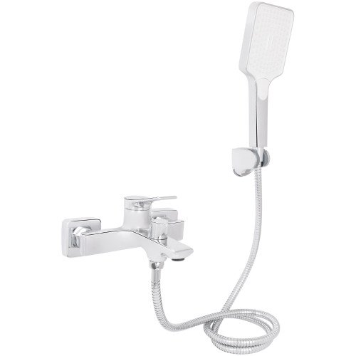 Смеситель для ванны Qtap Arvin с душевым гарнитуром QTARV259CRM48640 Chrome