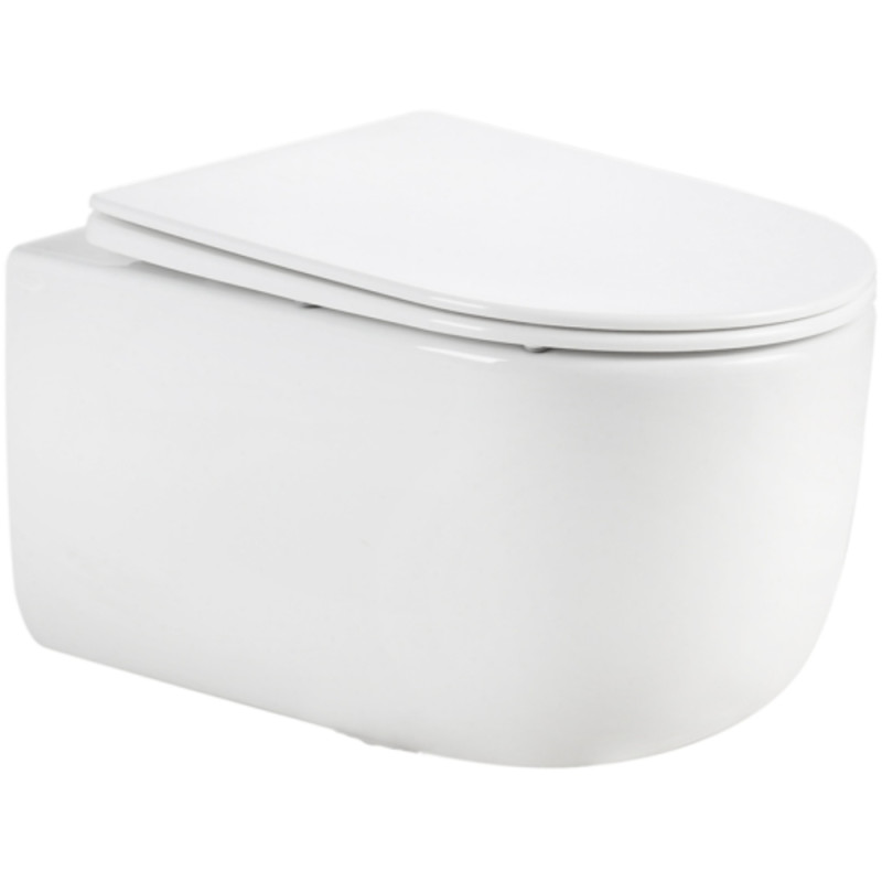 Унитаз подвесной Qtap Taurus Ultra Quiet 515×360×350 мм, White, с сиденьем Slim Duroplast / Soft-close / Quick Release QTTAU26W49116