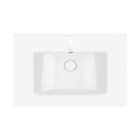 Раковина Qtap Albatross 700х460х180 White з донним клапаном QT01113070CW Раковина Qtap Albatross 700х460х180 White з донним клапаном QT01113070CW