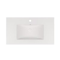 Раковина Qtap Albatross New 810x470x180 White з донним клапаном QT0111750680W Раковина Qtap Albatross New 810x470x180 White з донним клапаном QT0111750680W