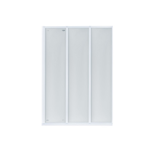 Штора на ванну Qtap Gemini WHI40114RP4 стекло Pear 4 мм, 100x140 см