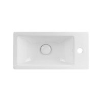 Раковина-чаша Qtap Crow 500х255х130 White з донним клапаном QT0511A010W Раковина-чаша Qtap Crow 500х255х130 White з донним клапаном QT0511A010W