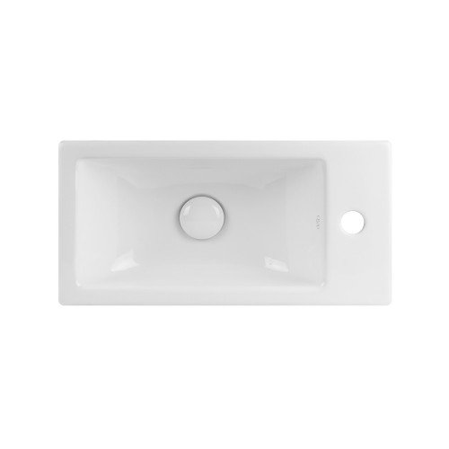 Раковина-чаша Qtap Crow 500х255х130 White с донным клапаном QT0511A010W
