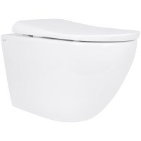 Унітаз підвісний Qtap Robin ML Ultra Quiet 490x365x325 мм, з сидінням Soft-close MagLock, White QTROBML26W49621 Унітаз підвісний Qtap Robin ML Ultra Quiet 490x365x325 мм, з сидінням Soft-close MagLock, White QTROBML26W49621