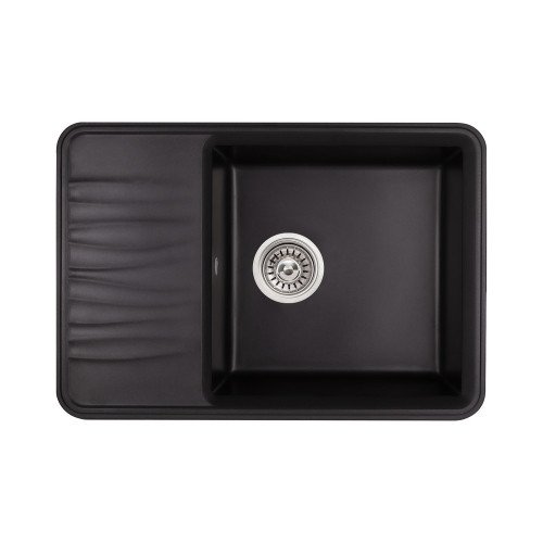Кухонная мойка Qtap CS 7440 BLA (QT7440BLA404)