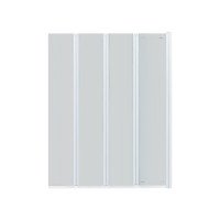 Штора на ванну Qtap Gemini WHI40114RP6 скло Pear 6 мм, 100x140 см